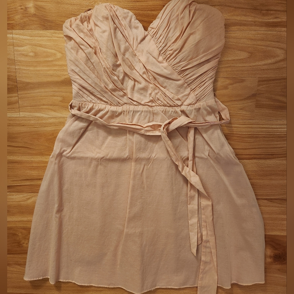 Strapless dress